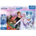 Puzzle 60 elementów XXL Super Shape Tańczące siostry, Kraina Lodu Trefl