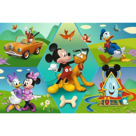 Puzzle 60 elementów XXL Super Shape Z Mikim zawsze jest wesoło! Trefl