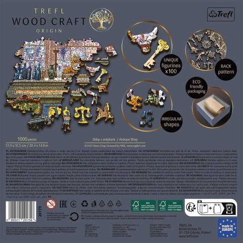 Puzzle drewniane 1000 elementów Sklep z antykami Trefl