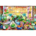 Puzzle drewniane 500+1 elementów Domek na plaży Trefl