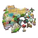 Puzzle drewniane 500+1 elementów Domek na plaży Trefl
