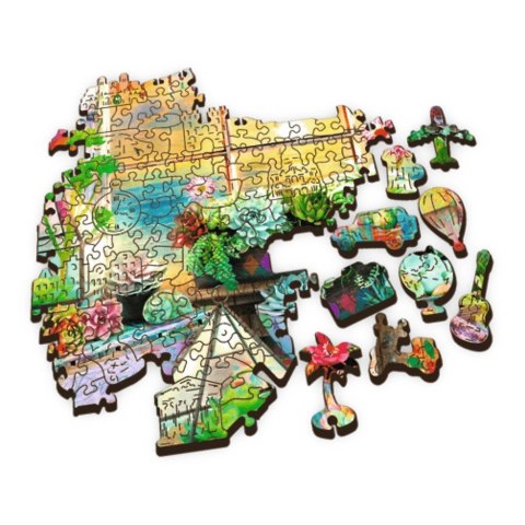Puzzle drewniane 500+1 elementów Domek na plaży Trefl