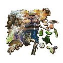 Puzzle drewniane konturowe 500+5 elementów Tajemniczy Grogu Star Wars Trefl