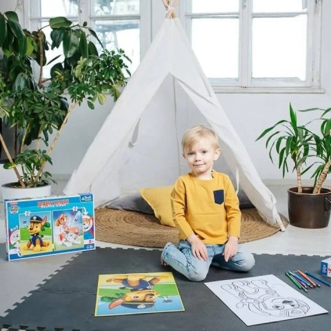 Układanka Baby MAXI 2x10 elementów Radosna drużyna Paw Patrol Trefl