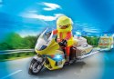 Zestaw z figurką City Life 71205 Motor ratunkowy ze światłem Playmobil