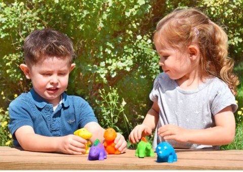 Dinozaury gumowe do kąpieli display 24 sztuk Lena
