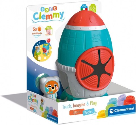 Klocki Clemmy Rakieta Sensoryczna Clemmy Clementoni