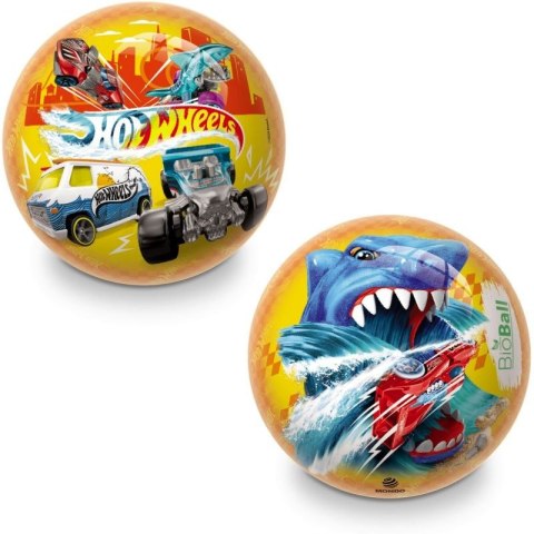 Piłka gumowa bio 14 cm - Hot Wheels Mondo