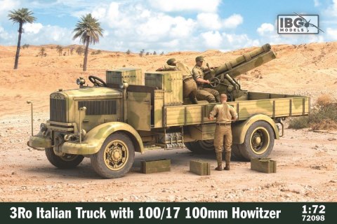 Model plastikowy 3Ro Italian Truck with 100/17 Howitzer Ibg