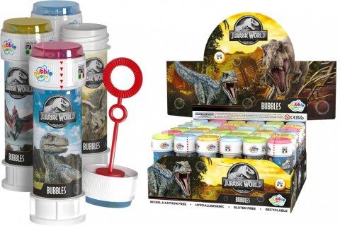 Bańki 60 ml - Jurassic World display 36 sztuk Brimarex