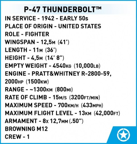 Klocki P-47 Thunderbolt Cobi Klocki