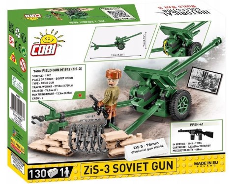 Klocki ZiS-3 76 mm Divisional Gun M1942 Cobi Klocki