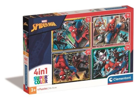 Puzzle 4w1 Super Kolor Marvel Clementoni