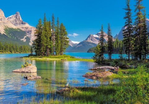 Puzzle 500 elementów Jezioro Maligne Kanada Castor
