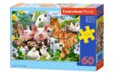 Puzzle 60 elementów Przyjaciele z farmy Castor