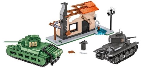 Klocki Bitwa pod Arras 1940 Matilda II kontra Panzer 38(t) Cobi Klocki