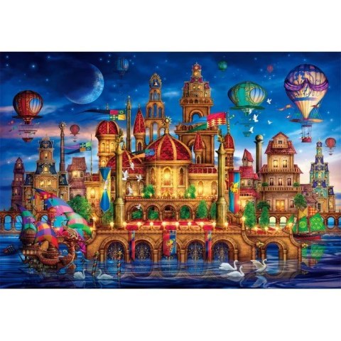 Puzzle 1000 elementów Compact Downtown Clementoni