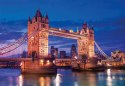 Puzzle 1000 elementów Compact Tower Bridge w nocy Clementoni