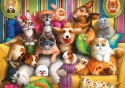 Puzzle 60 elementów Wesołe zwierzątka Castor