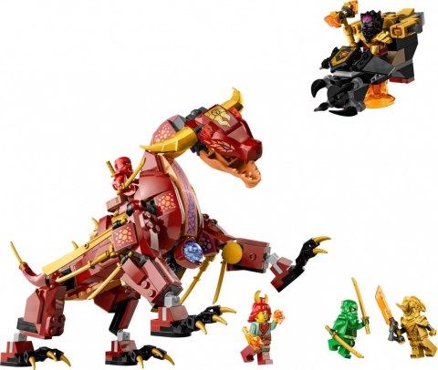 Klocki Ninjago 71793 Lawowy smok zmieniający się w falę ognia LEGO