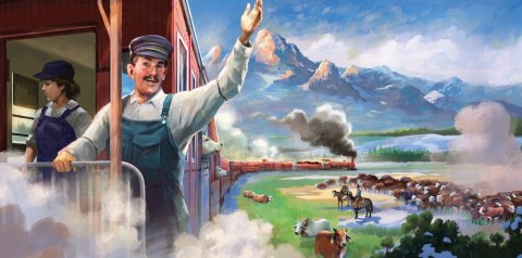 Gra Great Western Trail: Kolej na Północ Rebel