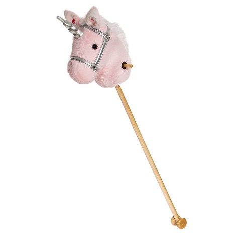 Koń jednorożec na kiju Hobby Horse różowy 100cm Tootiny