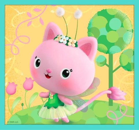 Puzzle 10w1 W świecie Gabi Gabby Dollhouse Trefl