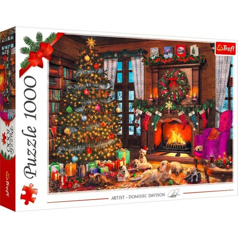 Puzzle 1000 elementów Idą Święta Trefl