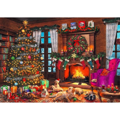 Puzzle 1000 elementów Idą Święta Trefl