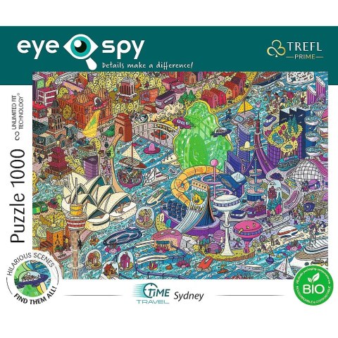 Puzzle 1000 elementów UFT EYE-SPY Time Travel Sydney Australia Trefl