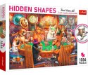 Puzzle 1086 elementów Hidden Shapes Wieczór gier Trefl