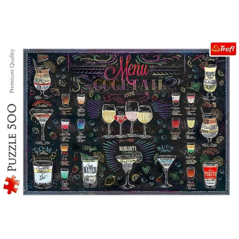 Puzzle 500 elementów Karta drinków Trefl