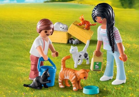 Zestaw z figurkami Country 71309 Rodzina kotków Playmobil