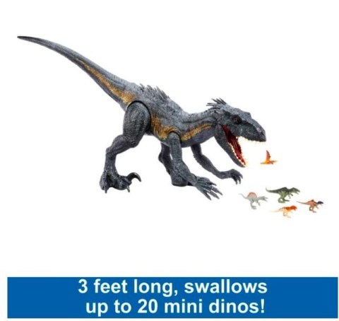 Figurka Jurassic World Kolosalny Indoraptor Mega Bloks
