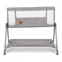 Łóżeczko dostawne Luna Grey Concrete 2 w 1 Lionelo