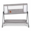 Łóżeczko dostawne Luna Grey Concrete 2 w 1 Lionelo