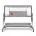 Łóżeczko dostawne Luna Grey Concrete 2 w 1 Lionelo