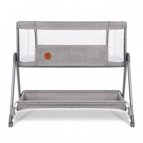 Łóżeczko dostawne Luna Grey Concrete 2 w 1 Lionelo