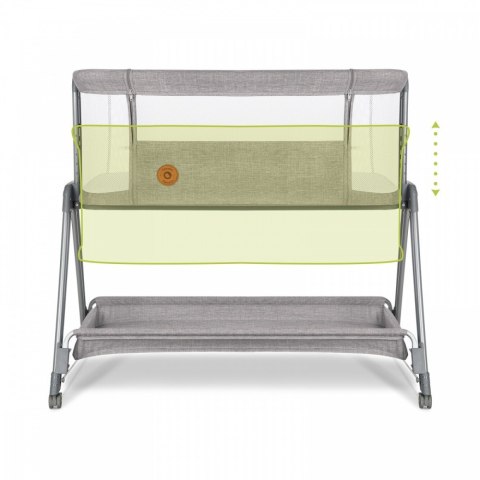 Łóżeczko dostawne Luna Grey Concrete 2 w 1 Lionelo