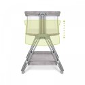 Łóżeczko dostawne Luna Grey Concrete 2 w 1 Lionelo