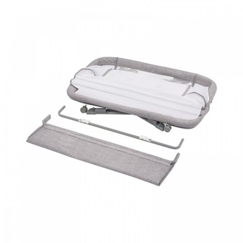 Łóżeczko dostawne Luna Grey Concrete 2 w 1 Lionelo