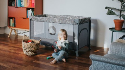 Łóżeczko turystyczne Stefi Pink Ombre Lionelo