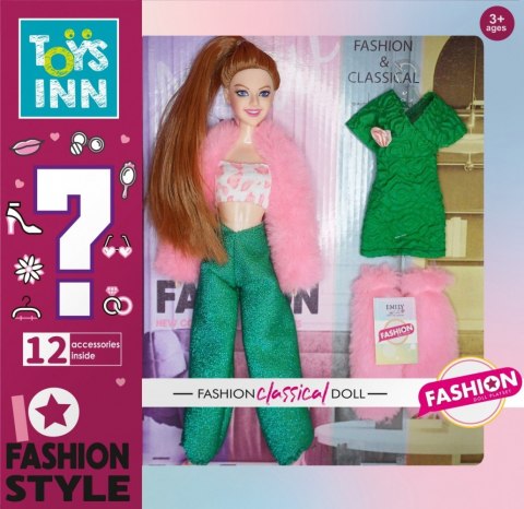Lalka Emily Fashion różowy Stnux