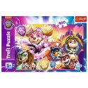 Puzzle 100 elementów Poznaj Mighty Pups Psi Patrol Paw Patrol Trefl