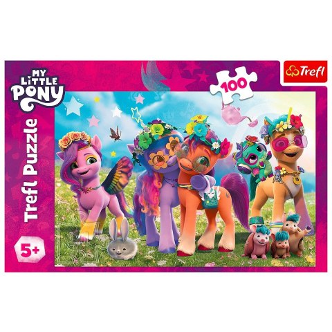 Puzzle 100 elementów Zabawne Kucyki My Little Pony Trefl