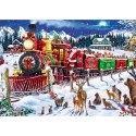 Puzzle 1000 elementów UFT Pociąg Mikołaja Trefl