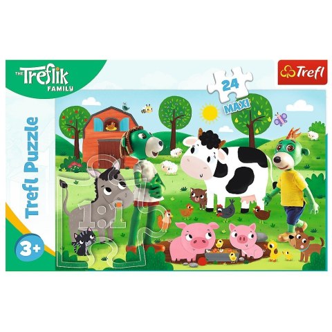 Puzzle 24 elementy Maxi Trefliki na wsi Trefl
