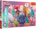Puzzle 24 elementy Maxi W świecie Trolli Trefl