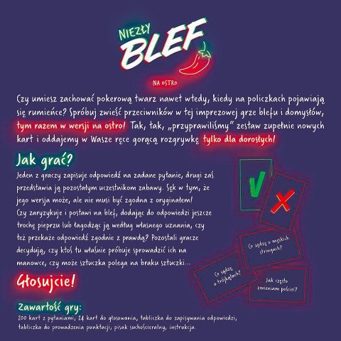 Gra Niezły Blef na ostro Trefl
