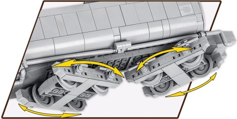 Klocki Kriegslokomotive Baureihe 52 Cobi Klocki
